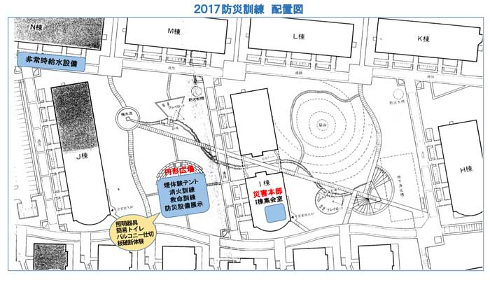 パークヒルズの配置図